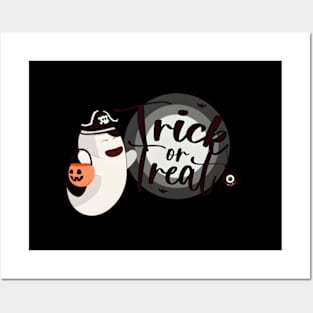 Trick Or Treat Let'S Ghost Posters and Art